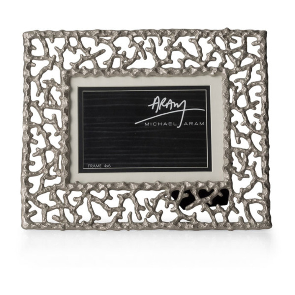 Рамка для фото 10х15см Michael Aram Коралловый риф серебристая