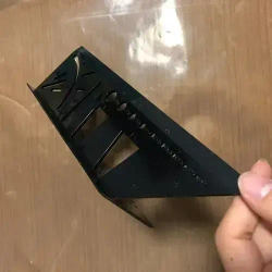 Линейка/угольник 215мм х 15.5мм, Металл