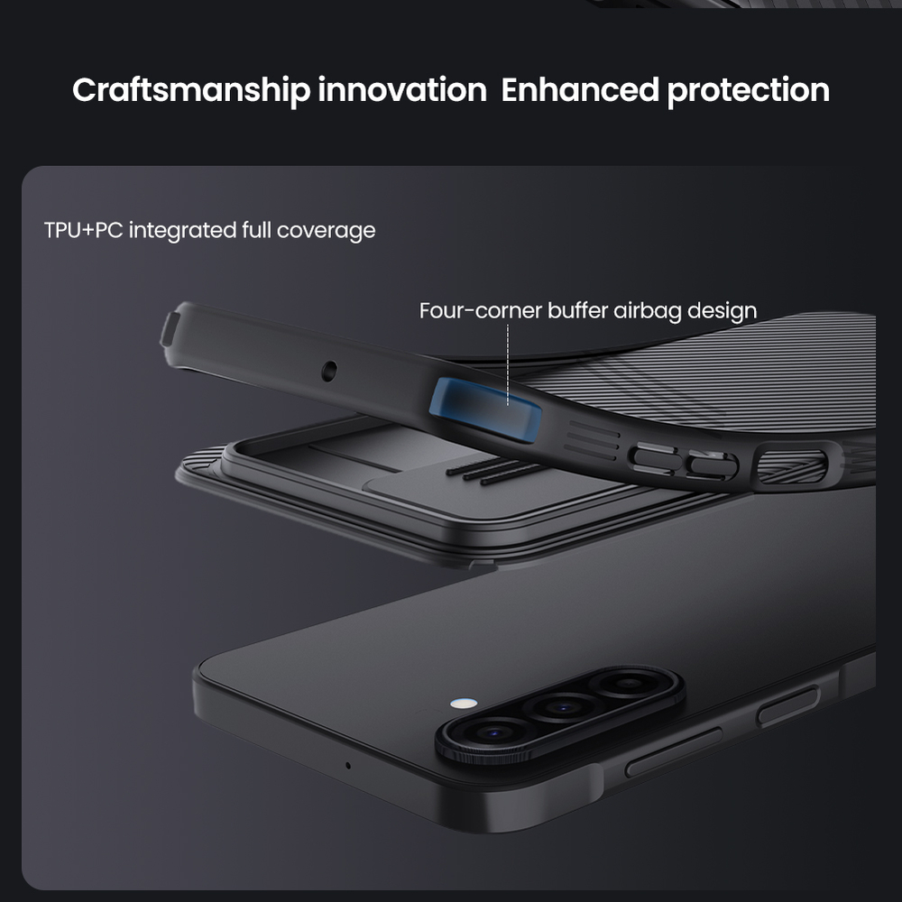 Чехол для смартфона Samsung Galaxy A17, серия CamShield Pro (защитная сдвижная шторка для камеры) от Nillkin