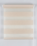 Рулонная штора зебра, белый