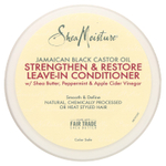 SheaMoisture, Ямайское черное касторовое масло, укрепляющий и восстанавливающий несмываемый кондиционер, 312 г (11 унций)