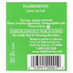 Triple Leaf Tea, зеленый чай, 20 чайных пакетиков, 38 г (1,34 унции)