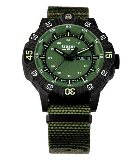 Швейцарские тактические часы Traser P99 Q Tactical Green 110726