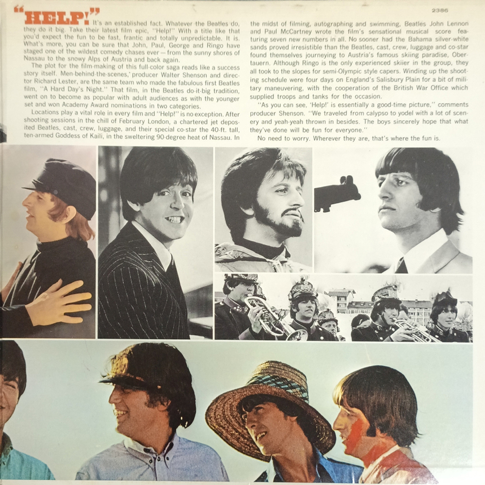 The Beatles / Help! (Original Motion Picture Soundtrack)(LP)