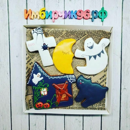 Имбирные пряники Хэллоуин