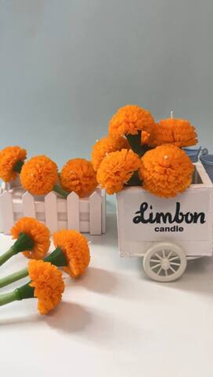 Свеча Бархатец, 1 шт.