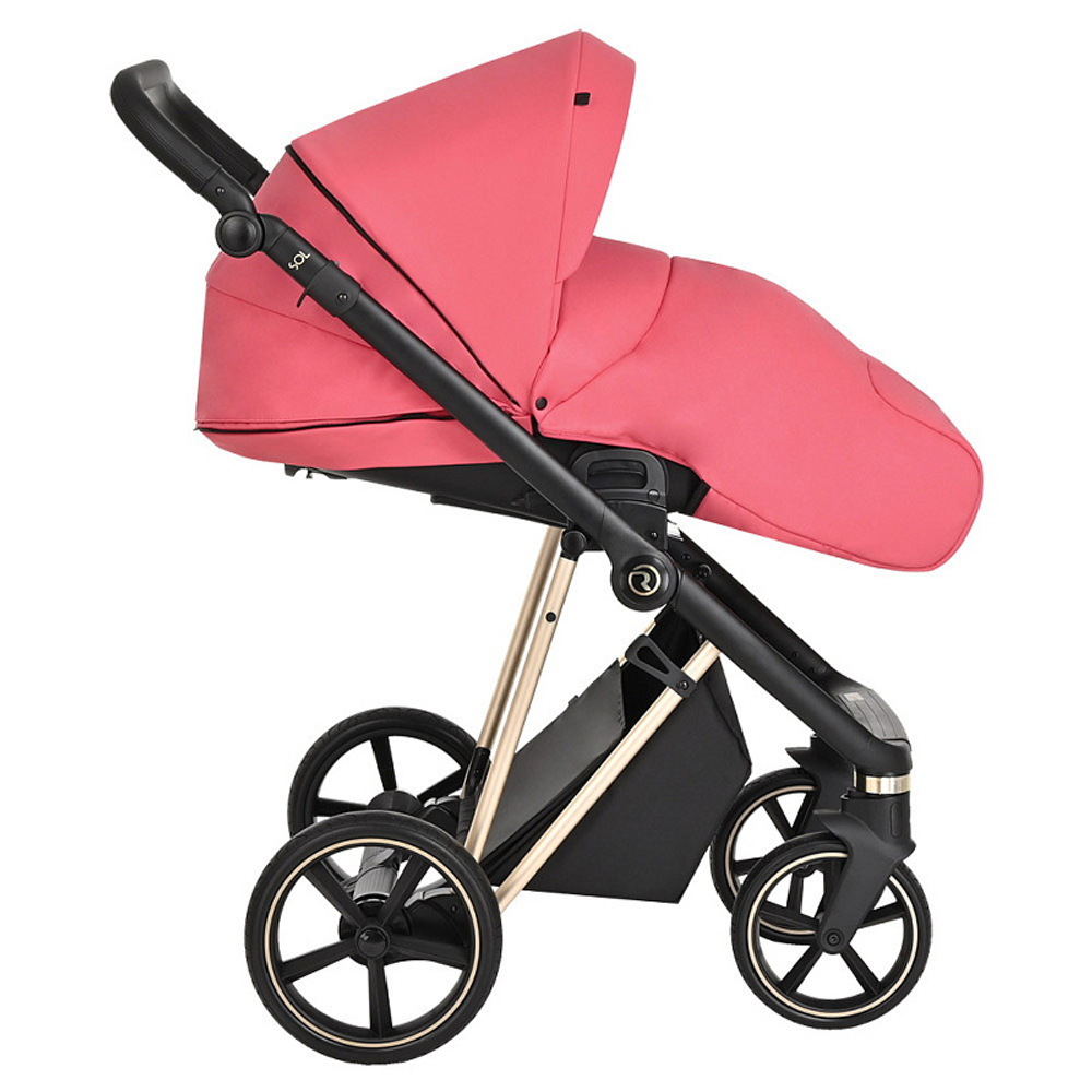 Детская коляска Roan Sol Luxury 2 в 1 RSL/4040 Viva Magenta/Gold