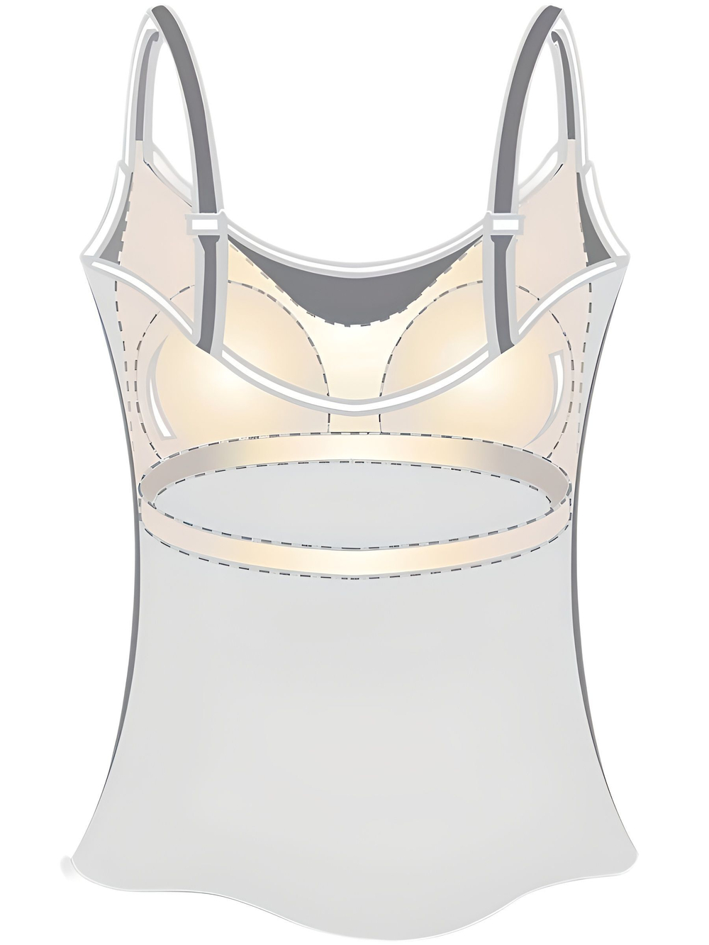 Топ ортопедический со встроенным бюстгальтером Valetta Amoena 54.EU/60.RU шоколадный