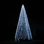 Уличная Гирлянда БЕЗ режимов "Классик одноцветный" (24В) для уличных елок от 3 до 15 м