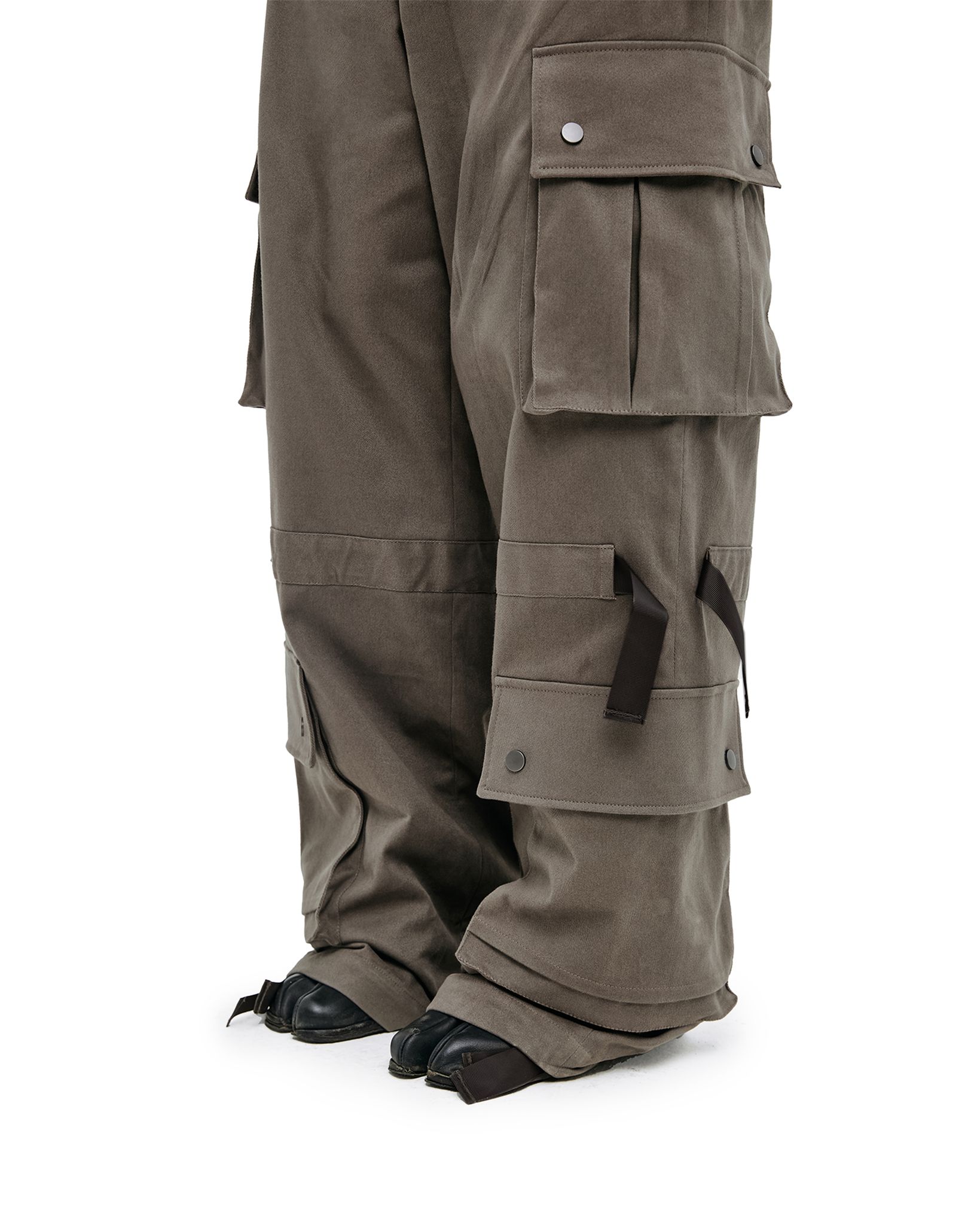 Basic Concrete Cargo Pants