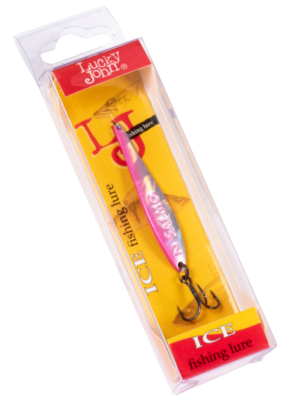 Блесна вертикальная зимняя Lucky John S-2 с тройником (42мм, 3гр)