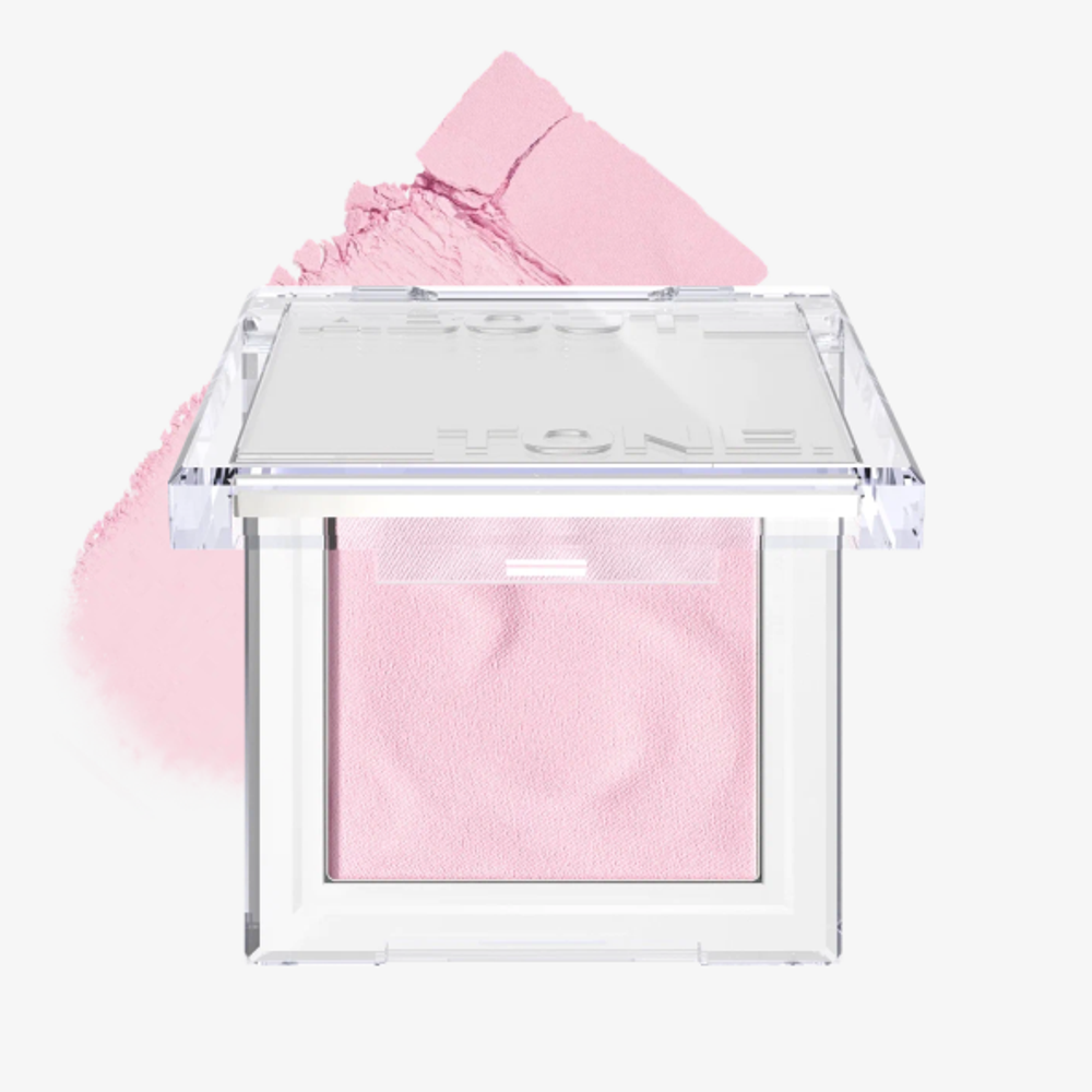 ABOUT TONE Пудровые румяна Fluffy Wear Blusher 07 Marshmallow Pink