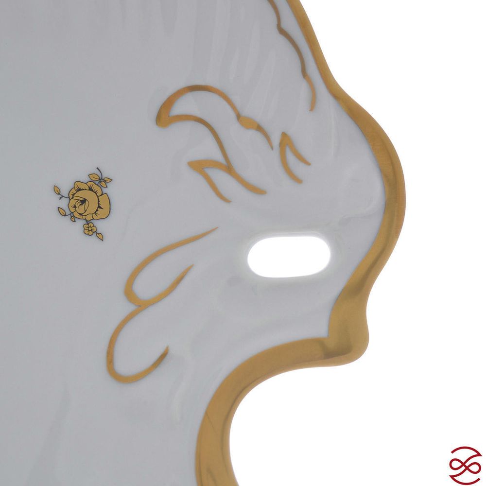 Блюдо Queen's Crown Золотая роза 31 см