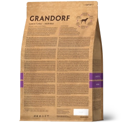 Grandorf Lamb & Turkey, Adult Maxi для крупных пород (Ягнёнок с индейкой)