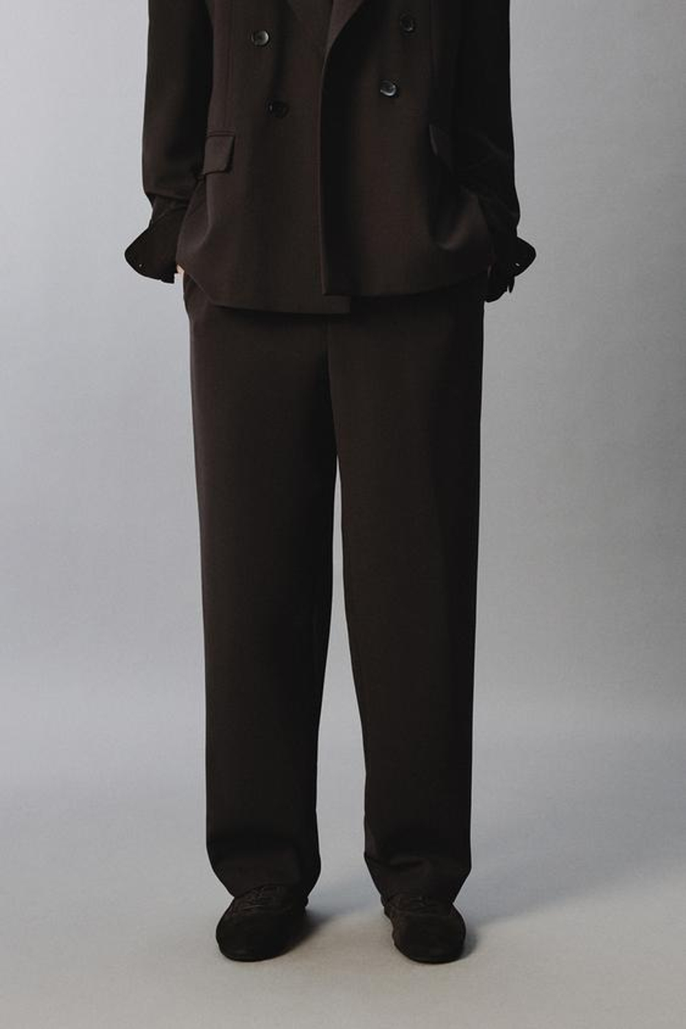 ZARA КОСТЮМНЫЕ БРЮКИ ИЗ 100% ЛЬНА — LIMITED EDITION, КОРИЧНЕВЫЙ