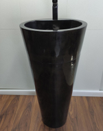 Раковина напольная из мрамора Black MN-61364 (40*40*90)