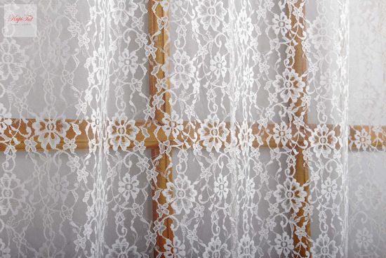 Тюль-Люси, гипюр жаккардовый (белый)