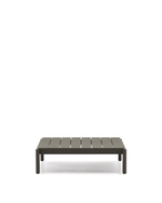 Журнальный столик Sorells из зеленого алюминия 89 x 91 см