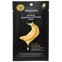 JMSolution Mask Be Nature Banana & Whitening Маска для лица тканевая отбеливающая с экстрактом банана, 24 мл