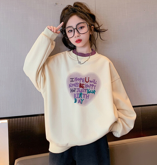 Свитшот утепленный для ребенка "Hope", кремовая