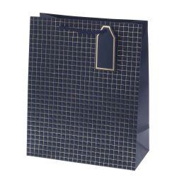 GAEM Пакет подарочный M (бумага 210г/м2, блок 12шт), L26 W12 H32 см, 14в.