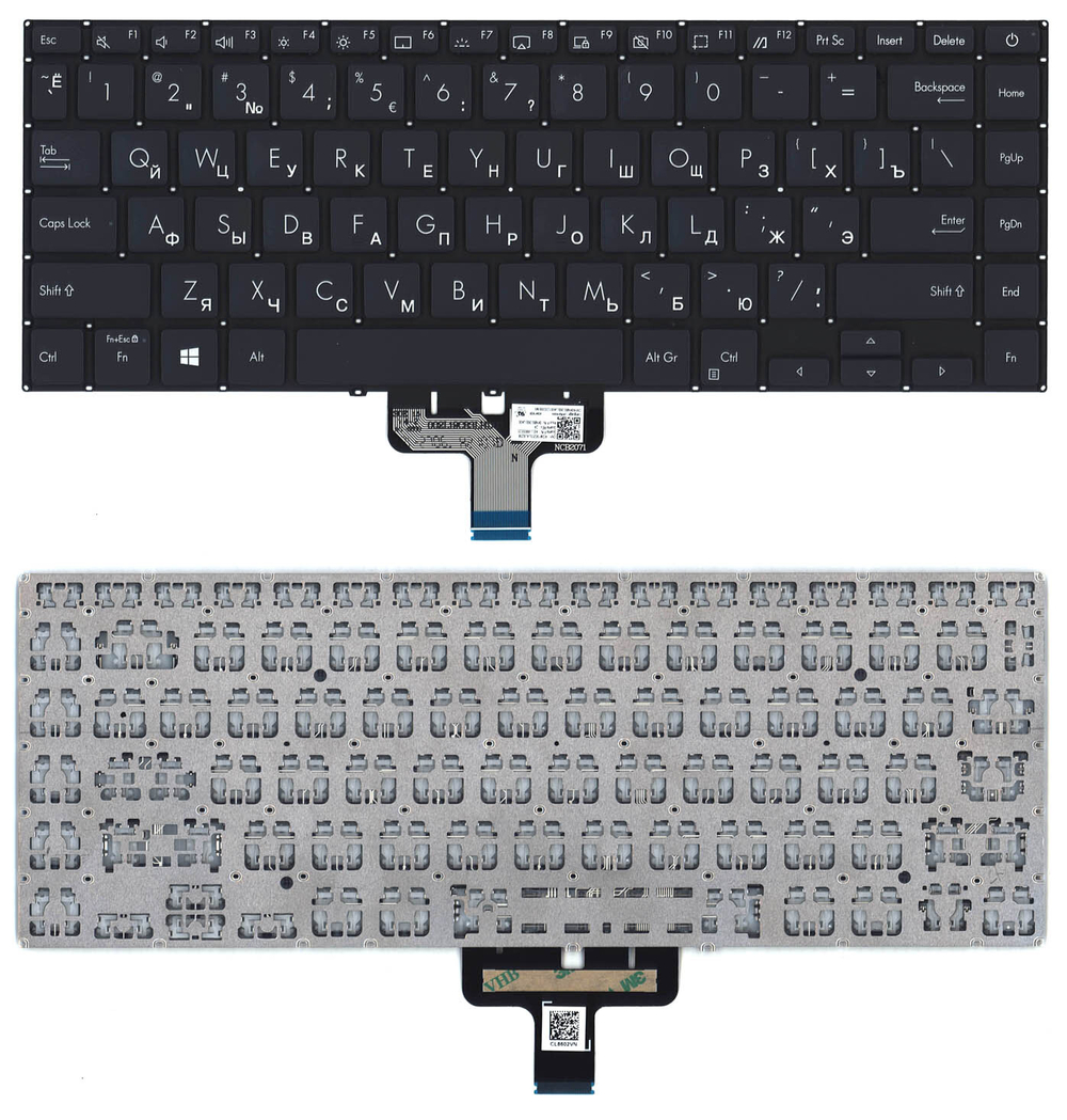 Клавиатура для ноутбука Asus UX435EG черная