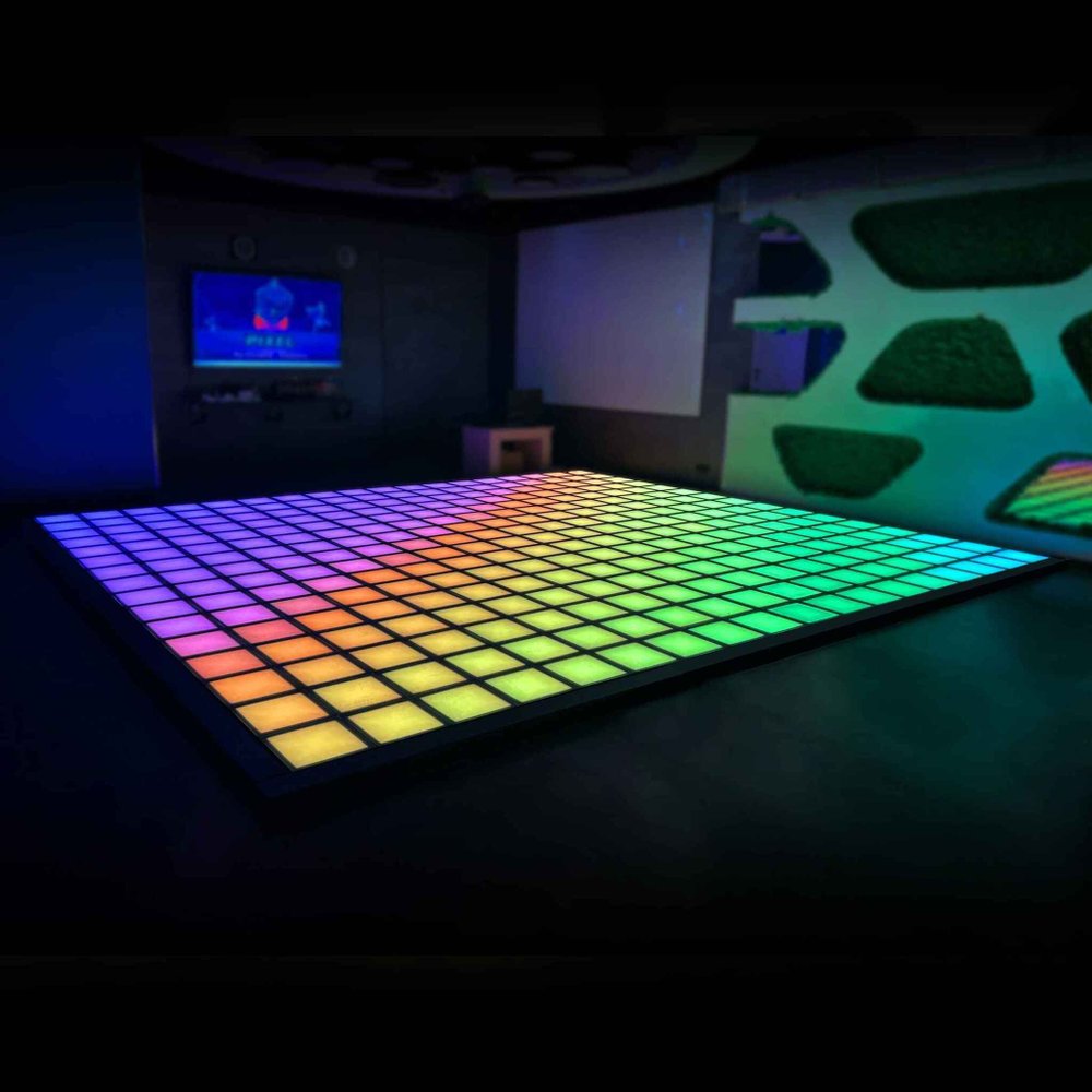 Интерактивный светодиодный пол "Арена Pixel battle" 288шт Максимальная комплектация 26 кв. м.