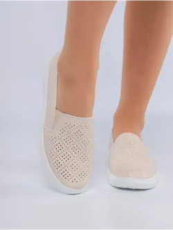 Мокасины летние с перфорацией