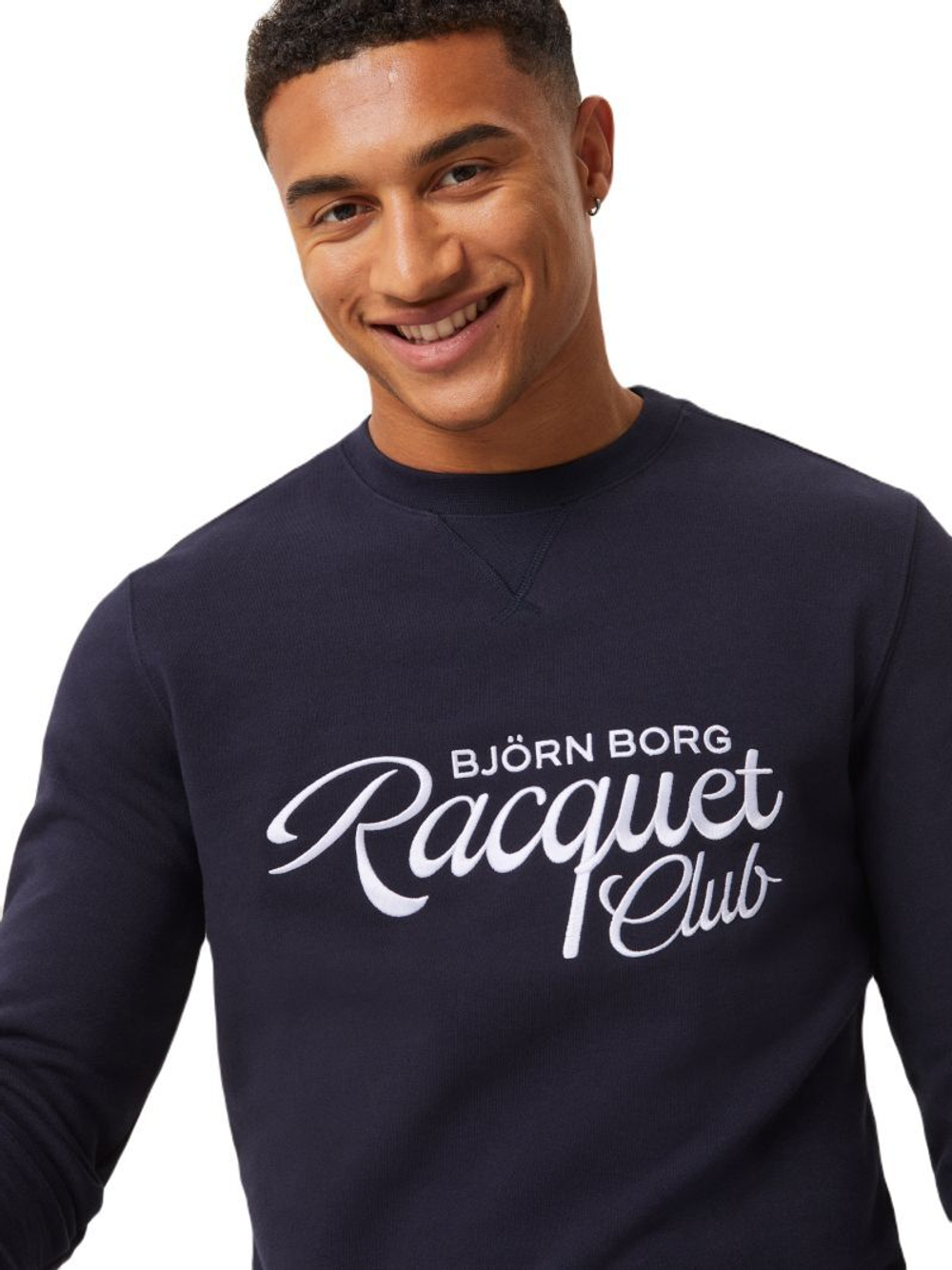 Мужская теннисная кофта Björn Borg Ace Crew - night sky