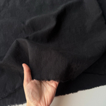 Хлопковый жаккард Чёрный