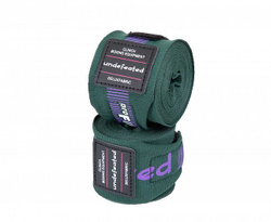 Бинты боксерские Clinch Boxing Hand Wrap Undefeated темно-зеленые C240