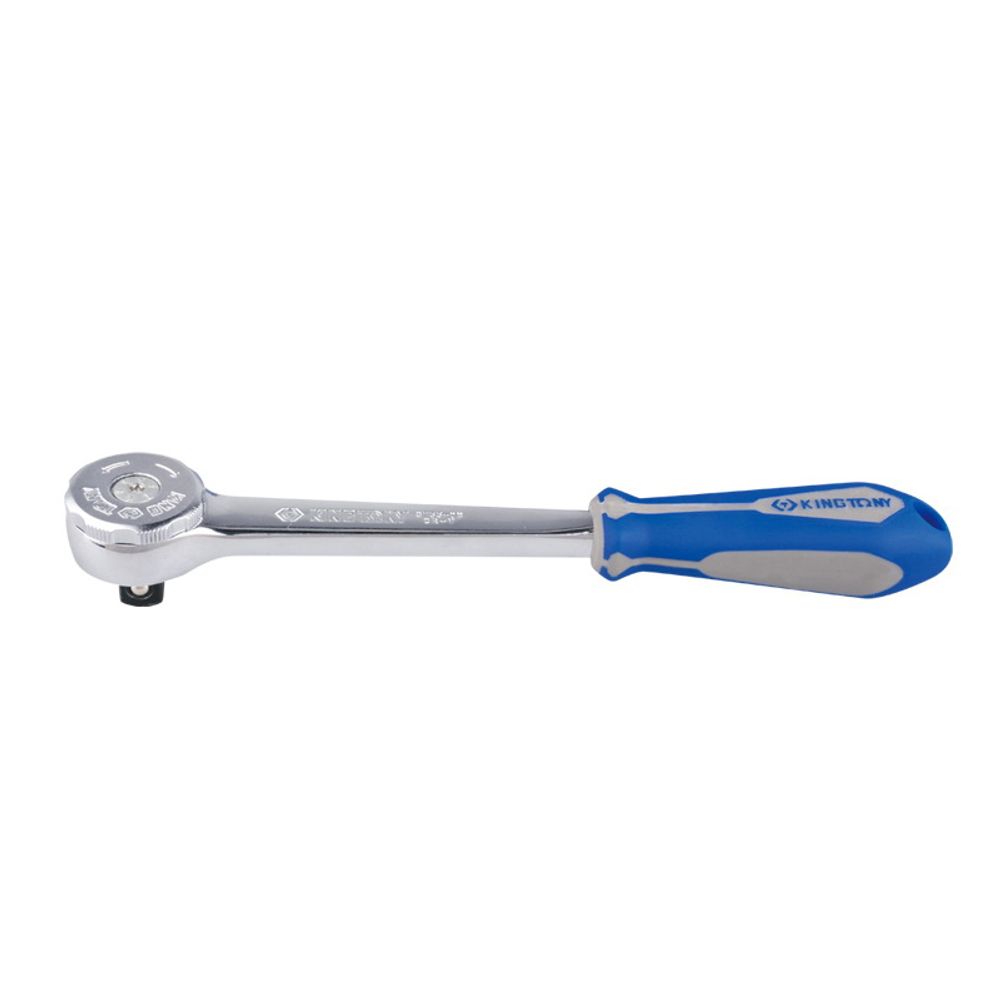KING TONY (3755-08G) Трещотка 3/8&quot;, 200 мм, 72 зубца, дисковый механизм