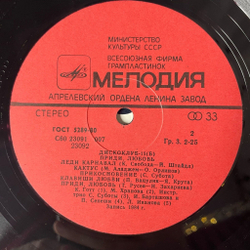 Винтажная виниловая пластинка LP Сборник Приди, Любовь (СССР 1986) Дискоклуб 15 Б