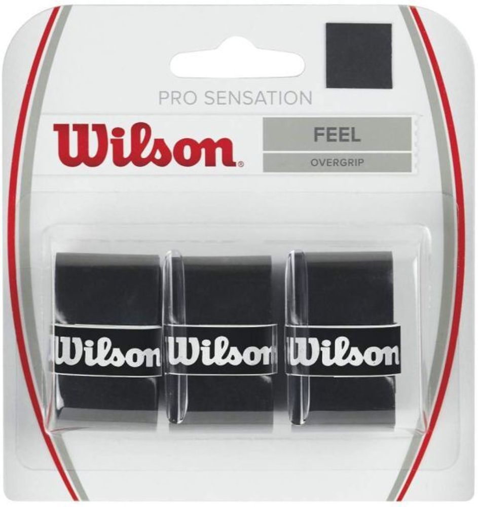 Намотки теннисные Wilson Pro Sensation 3P - black