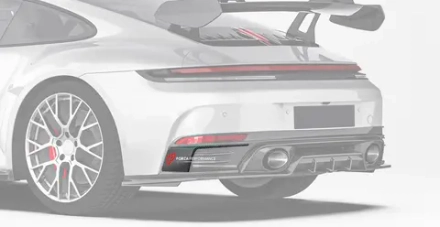 Карбоновые канарды заднего бампера для PORSCHE 911 992.2 CARRERA 2025+