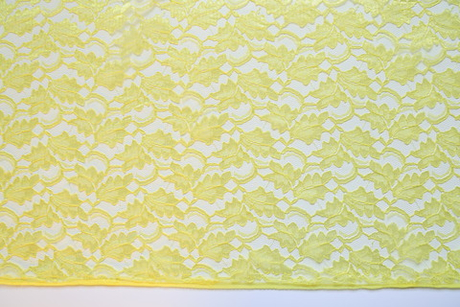 Гипюр лимонный