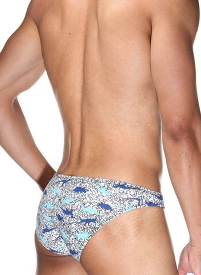 Светло-серые слипы с принтом в виде динозавров (Размер: S) (Цвет: светло-серый)