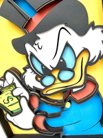 Скрудж Макдак от SamCraft - сборные объемные картины из дерева своими руками, Disney ждет тебя! Покрась, собери и склей