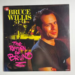 Винтажная виниловая пластинка LP Bruce Willis The Return Of Bruno (USA 1987) Secret Agent Man