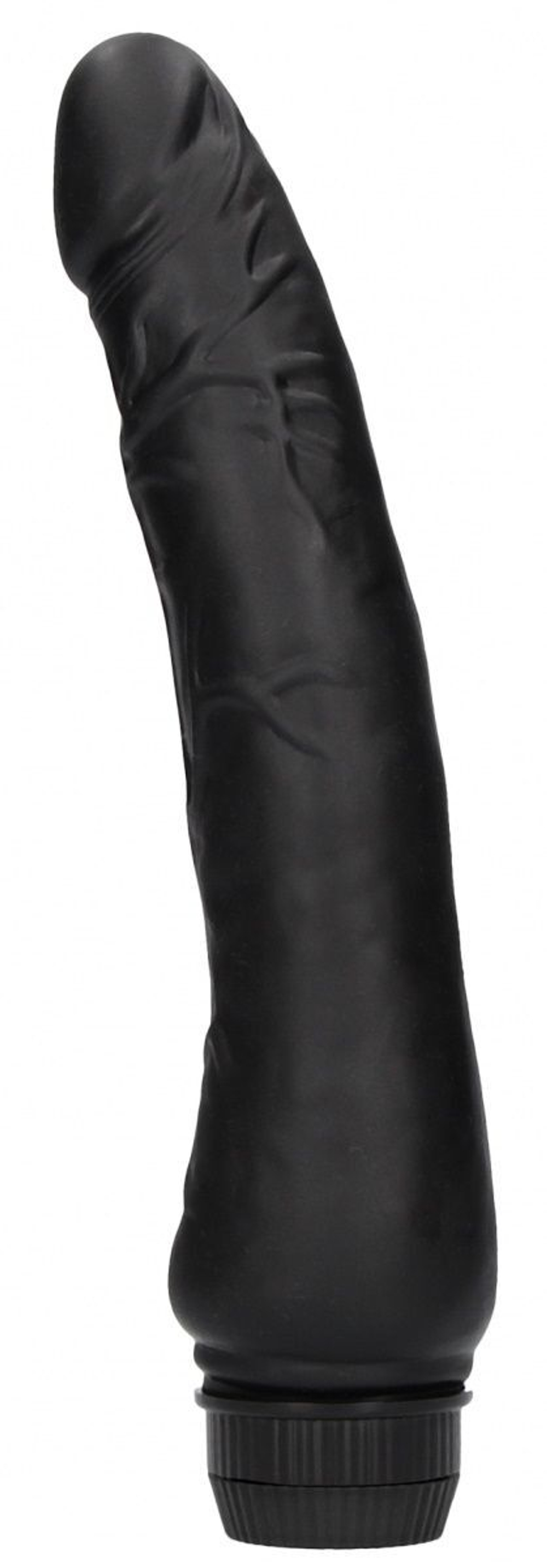 Черный вибромассажер Multispeed G-Spot Vibrator - 23,5 см. (Цвет: черный)