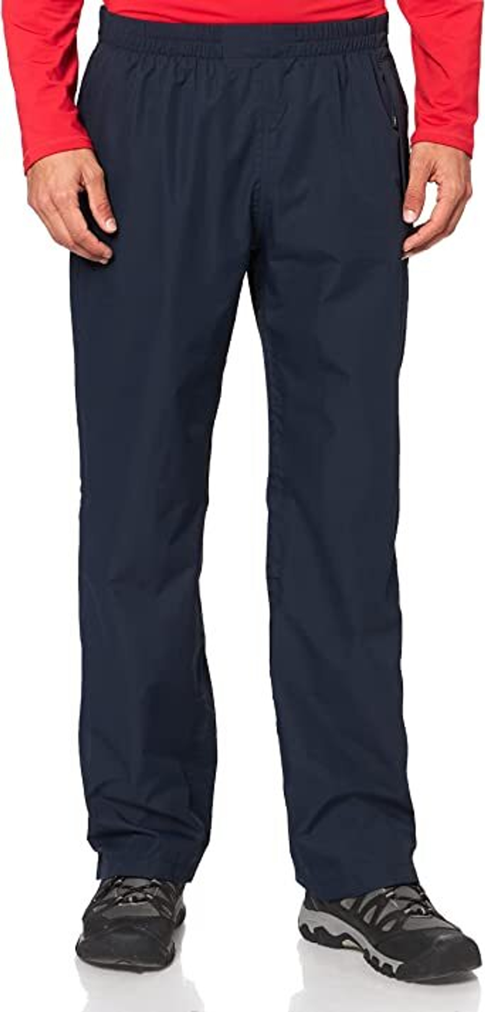 Брюки мужские CMP Men's packable rainproof trousers, артикул 39X6627,  цвет  Black Blue (N950)