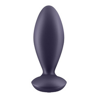 Фиолетовый анальный вибростимулятор 11,3см Satisfyer Power Plug