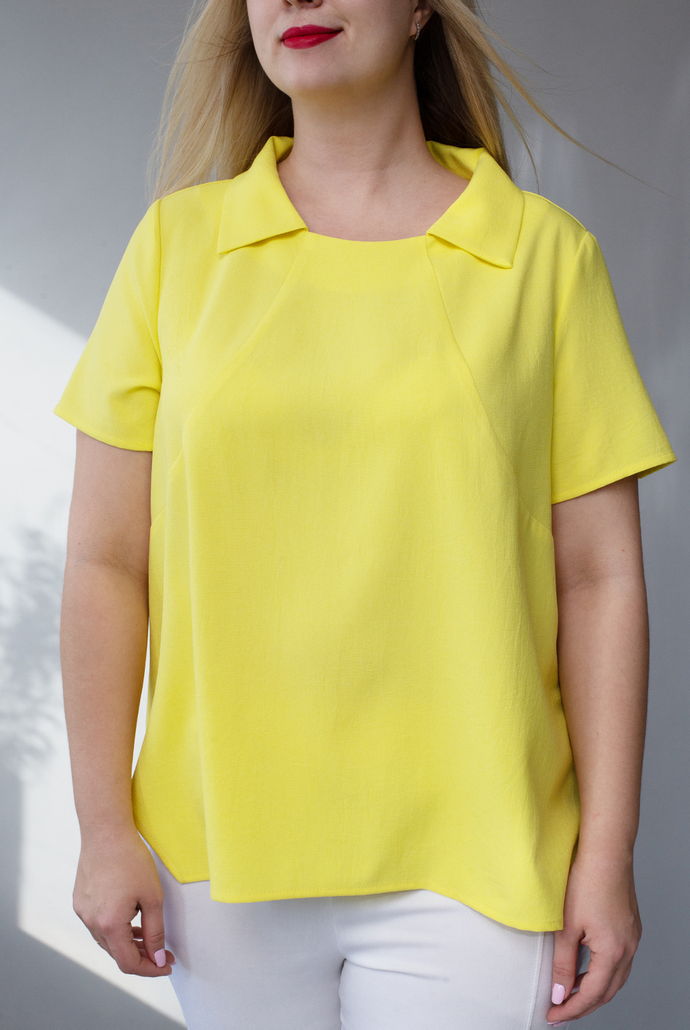 Блузка женская 3639ВП, желтый #259Ж093639ВП