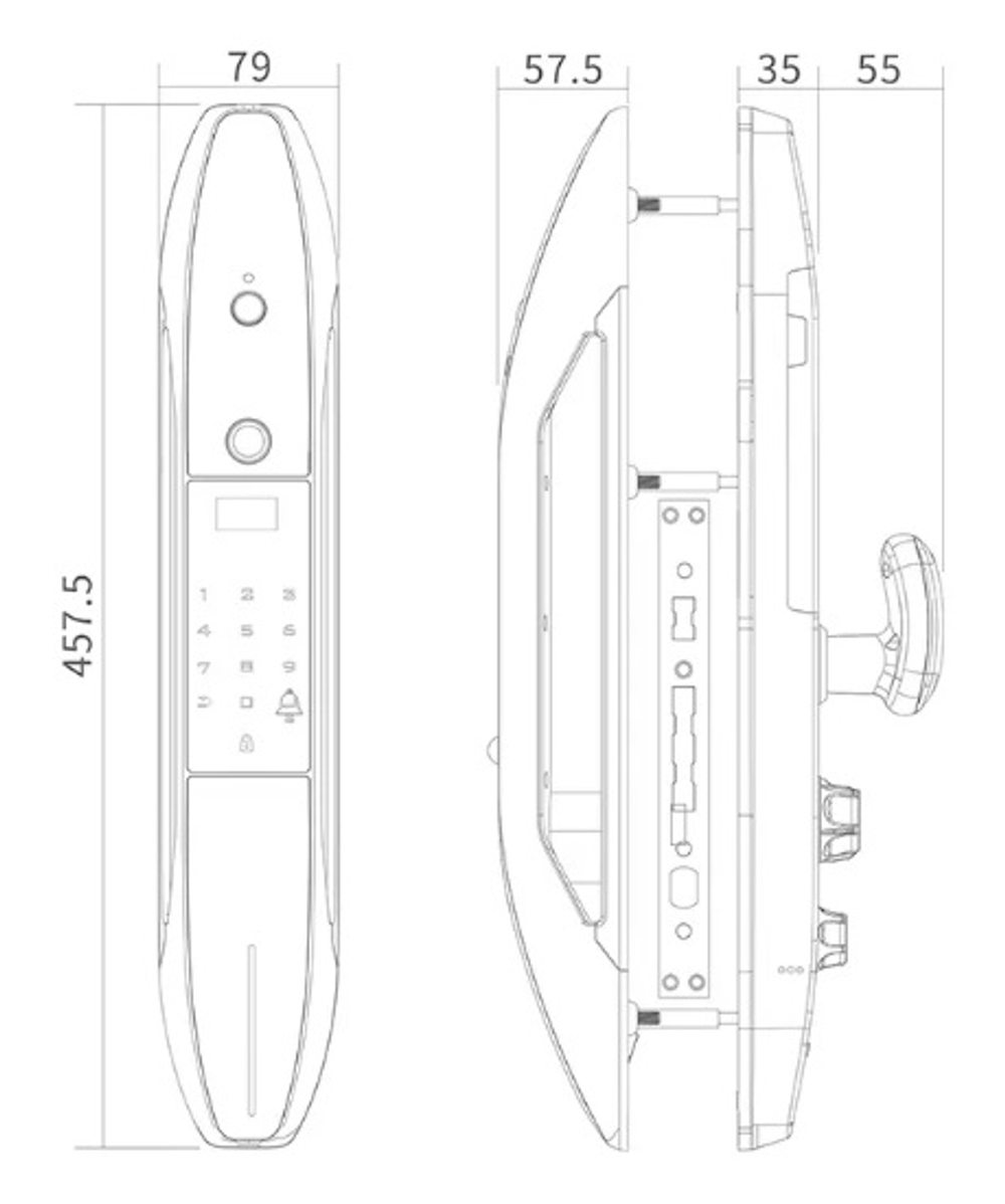 Электронный замок Smart lock USmart GOD Z001D