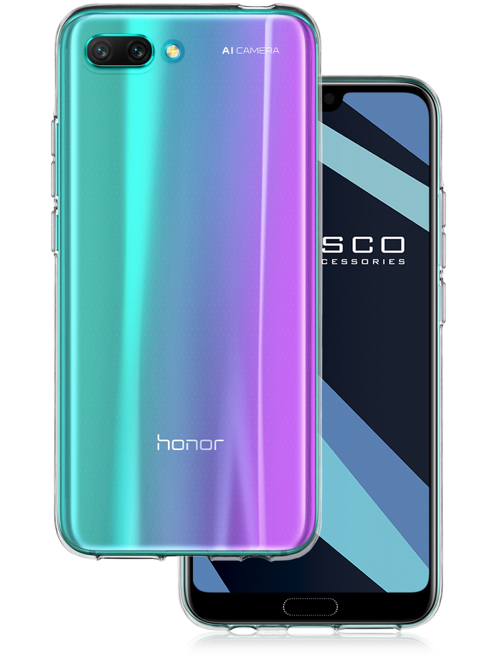 Чехол ROSCO для Honor 10;Honor 10 Premium оптом (арт. HW-H10-TPU-TRANSPARENT)