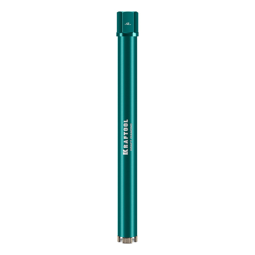 KRAFTOOL DIAMOND 42 мм (450 мм, 1 1/4″, лазерная сварка, сухое сверление с микроударом), алмазная коронка по железобетону (29825-042)
