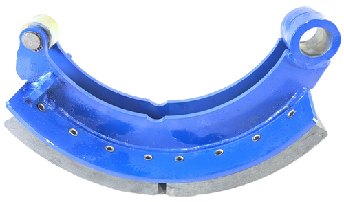 Колодка барабанного тормоза а/м КАМАЗ-5460, 6522, 6520 на передний мост МАДАРА (верхняя/сварная/ширина 150 мм.) АККОР