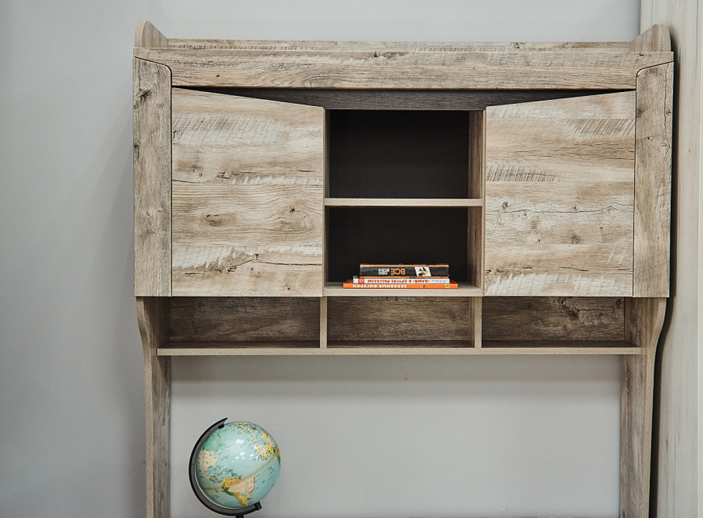 Надставка на стол Хилтон дуб юкон/гранж