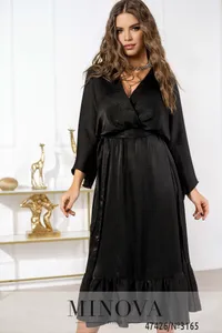 Платье 3165-черный Minova