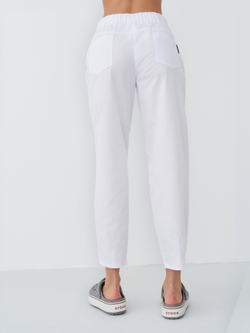 Брюки женские м539 toray стретч белый